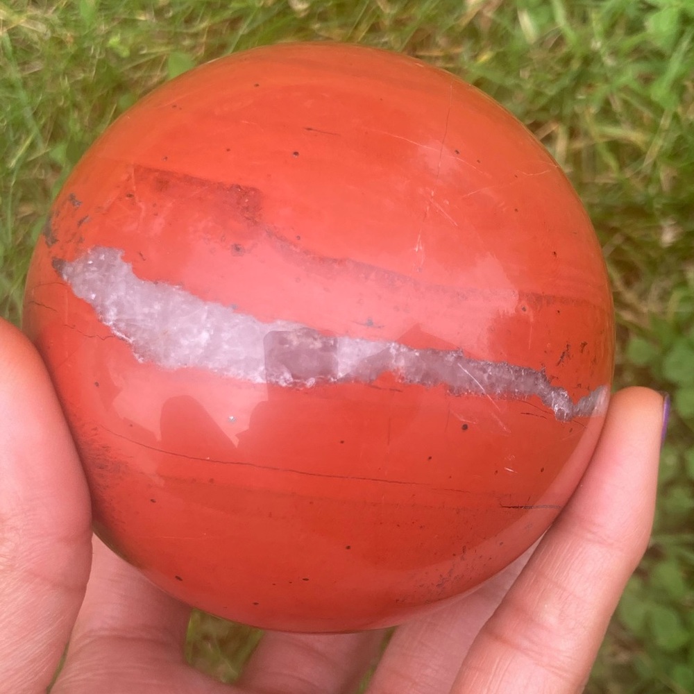 Red Jasper Sphere